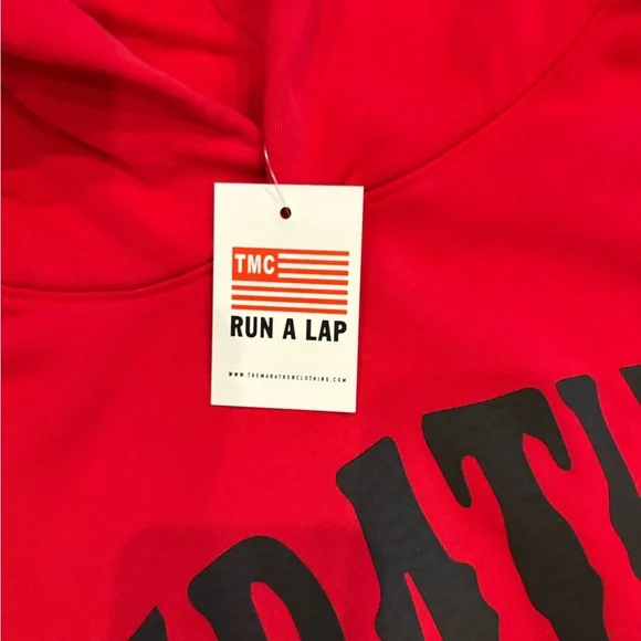 The Marathon Clothing Red Hoodie - Picture 4 of 7
